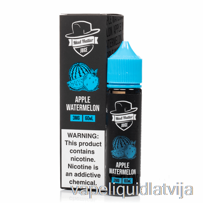 ābolu Arbūzs - Mad Cepurnieks - 60ml 0mg Vape šķidrums